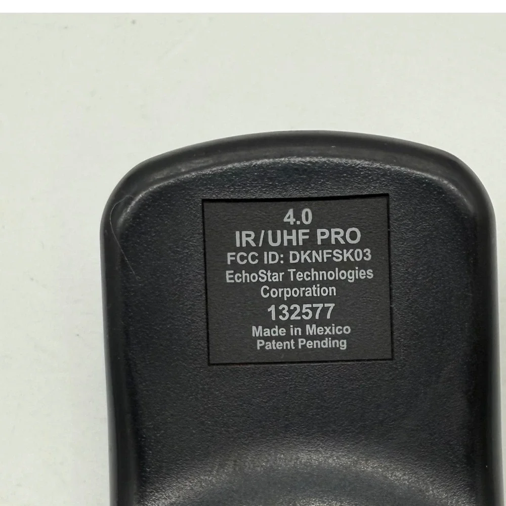 DISH Network 4.0 IR UHF PRO Remote Control Echostar Technologies Model‎ 132577